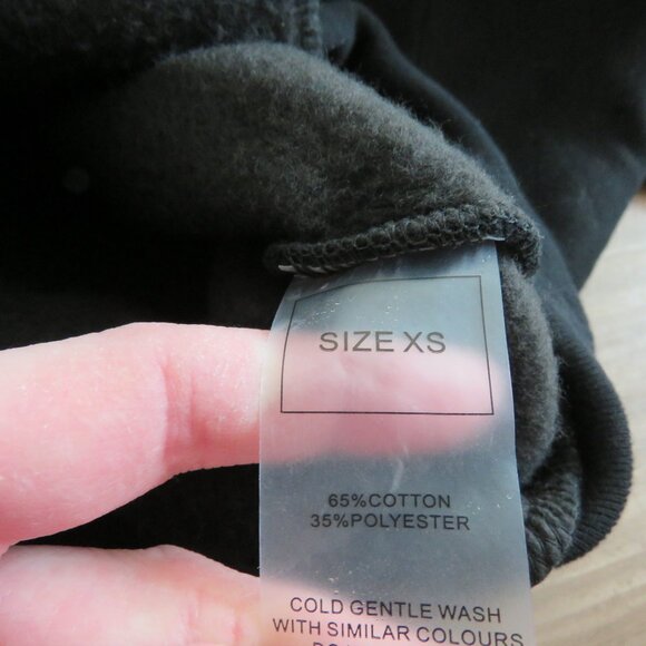 MANIERE DE VOIR Essential High Neck Sweater Jumper in Black Goth Vamp - Size XS - Picture 12 of 12